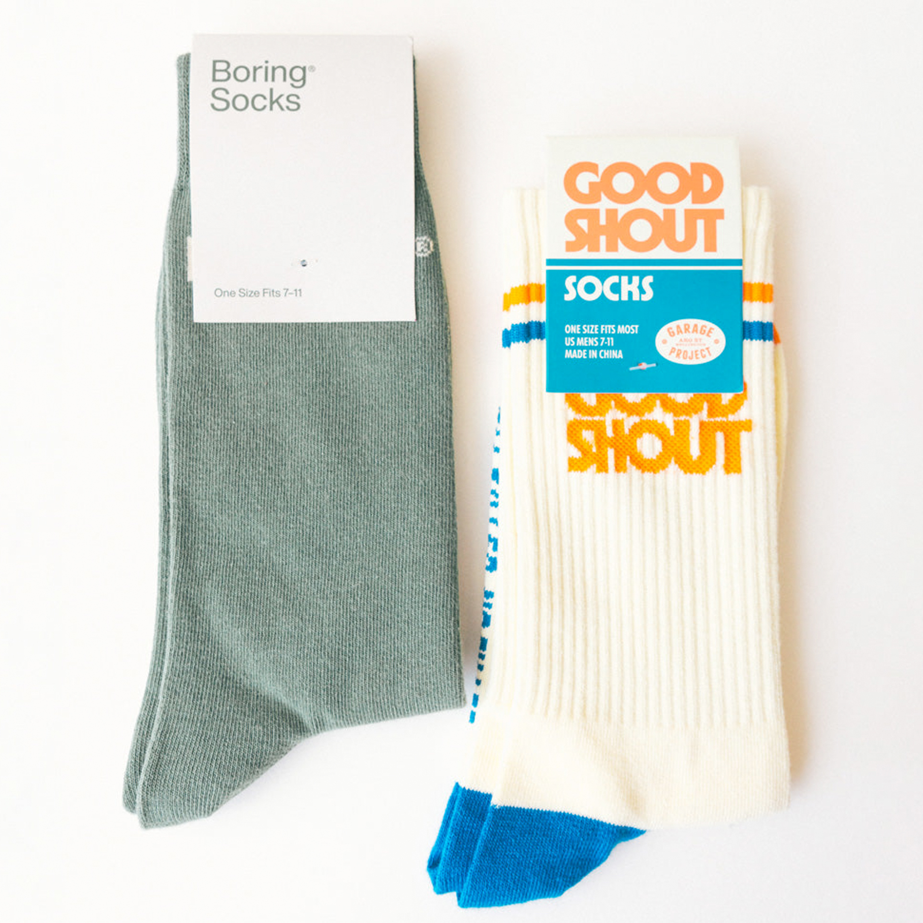 Custom Socks - Crew Length (Pair) - Custom Socks - Label