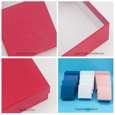 Customised Top & Bottom Rigid Box (Heaven & Earth) With Logo Print ...