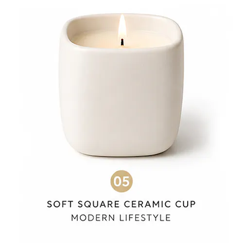 Soft Square Ceramic Cup