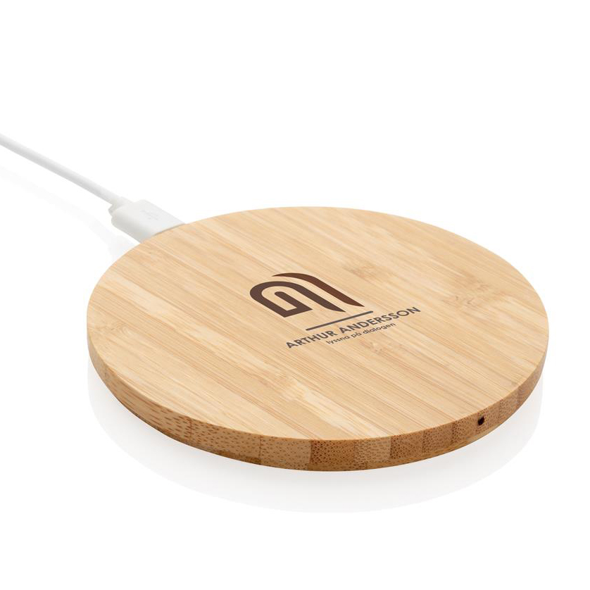 10W Bamboo Wireless Charger