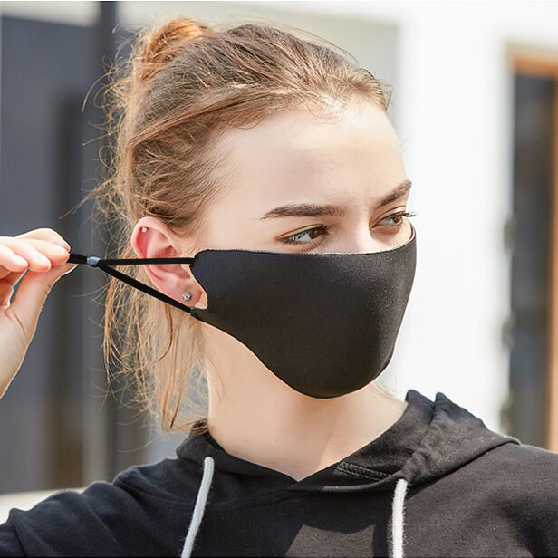 Trendy Ergonomic Face Mask with Adjustable Earloops