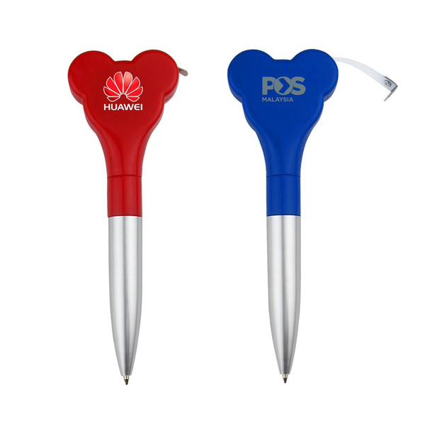 Dandy Pen with Measuring Tape (Twist-to-Write)