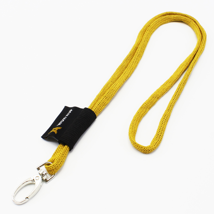 Paper Yarn Tubular Rope Lanyard 