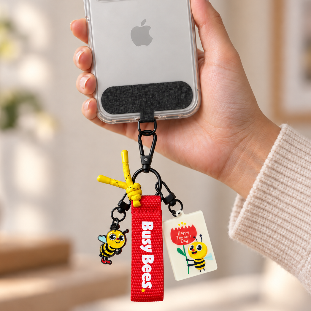 Phone Strap Keychain Set — customised gift