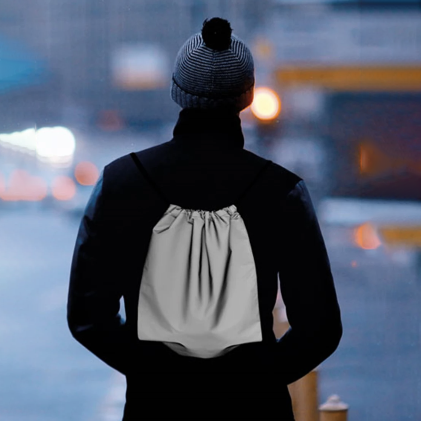 Reflective Drawstring Bag