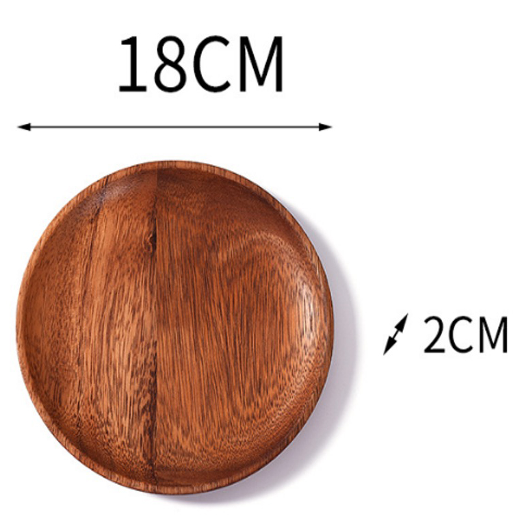 18cm Bamboo Plate 