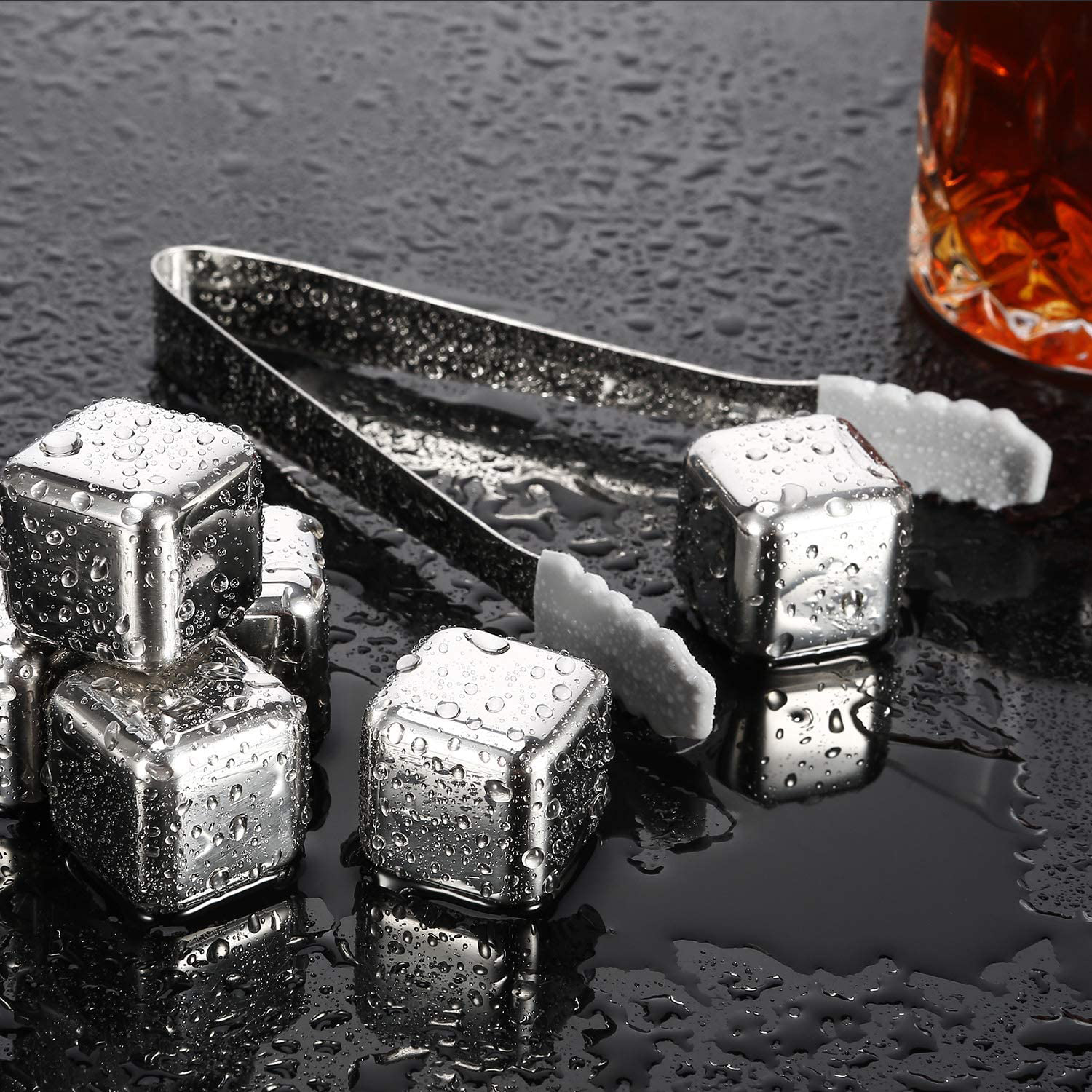 Stainless Steel Ice Cubes 