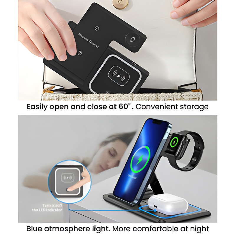 PHANTOM 3 in 1 Wireless Charger Station