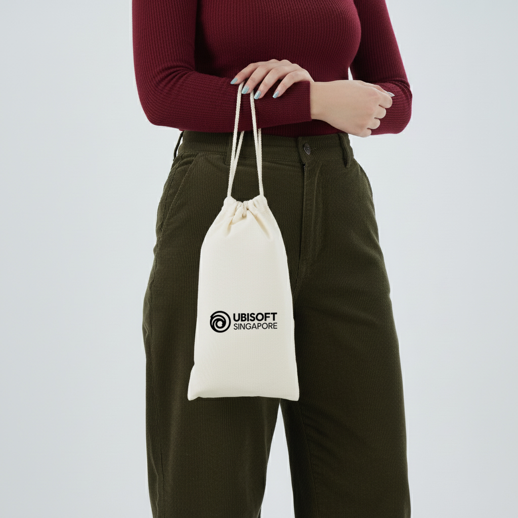 Canvas Drawstring Pouch (Fits A5)