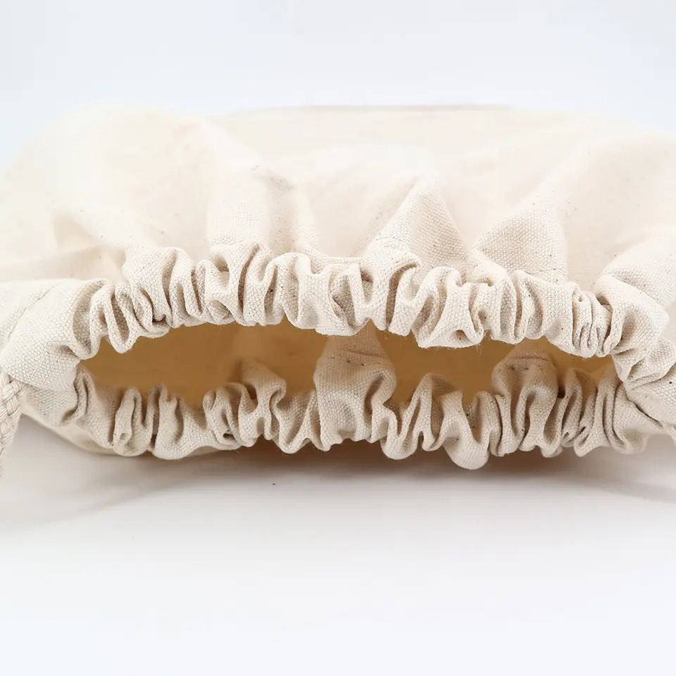 12 Oz Canvas Drawstring Bag with Cork 