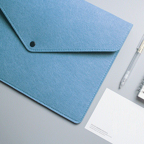 A4 Felt Document Pouch 