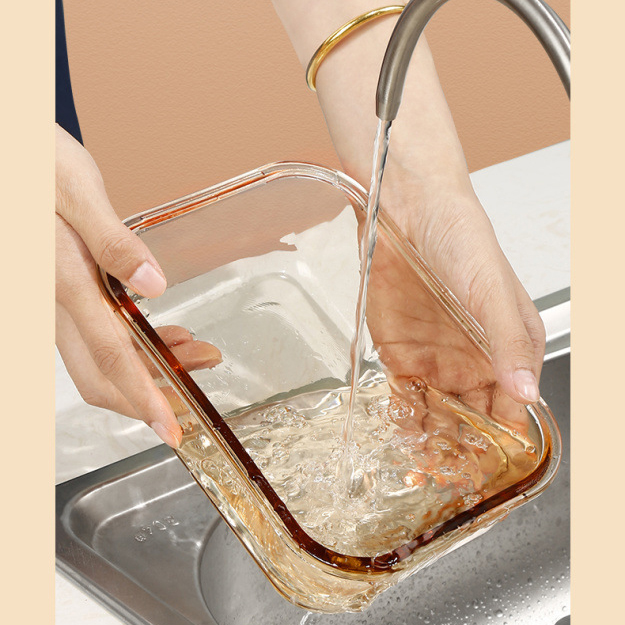 700ml Amber  Glass Lunch Box