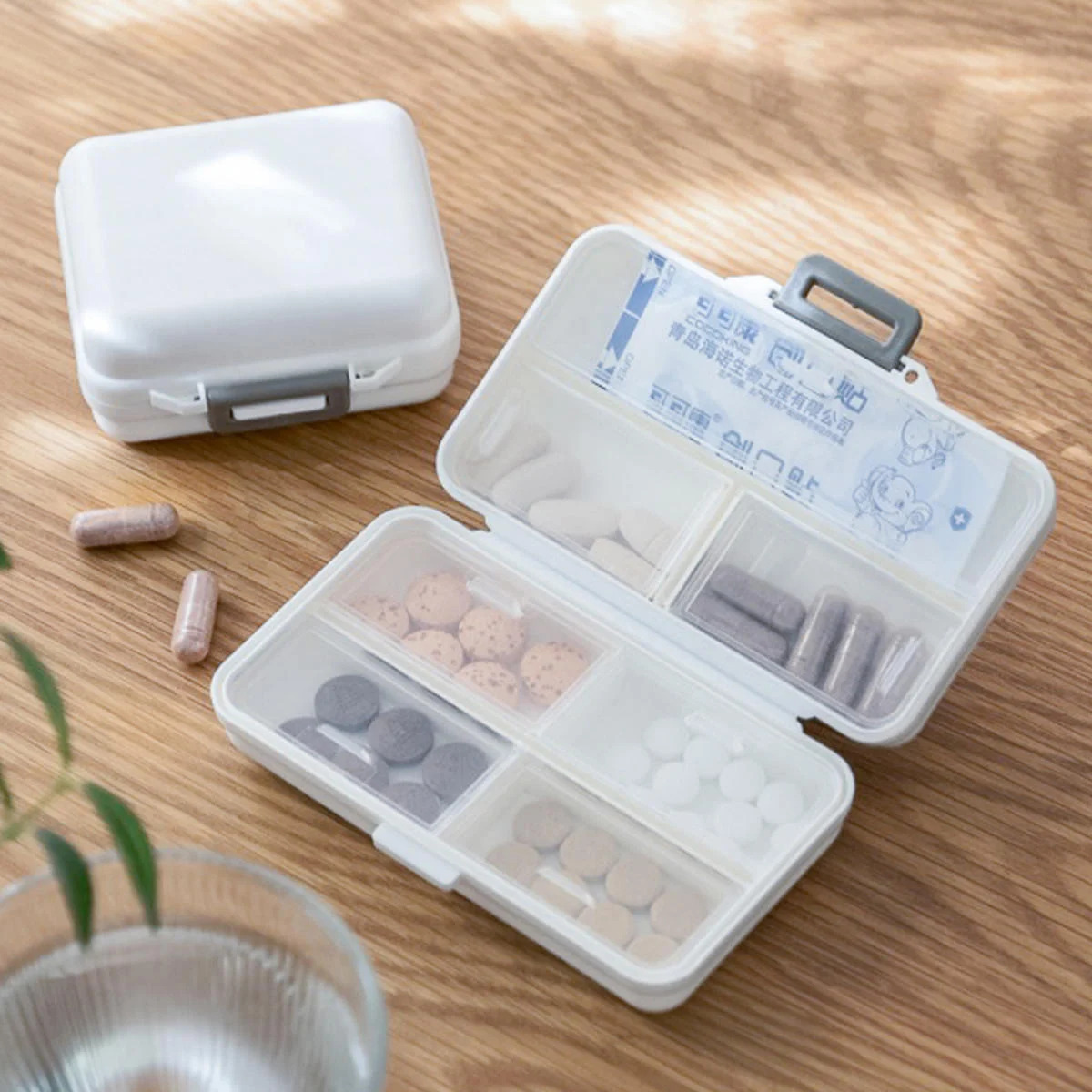 Travel Pill Organiser Box 