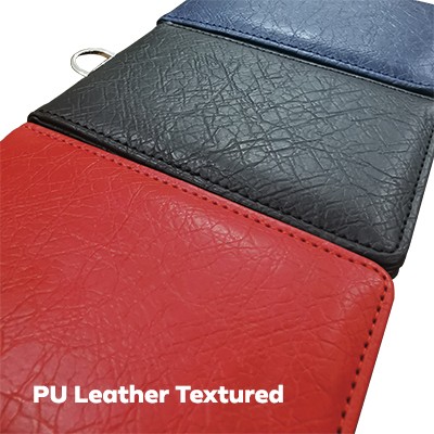 Magnetic PU ID Holder Flip Open Wallet