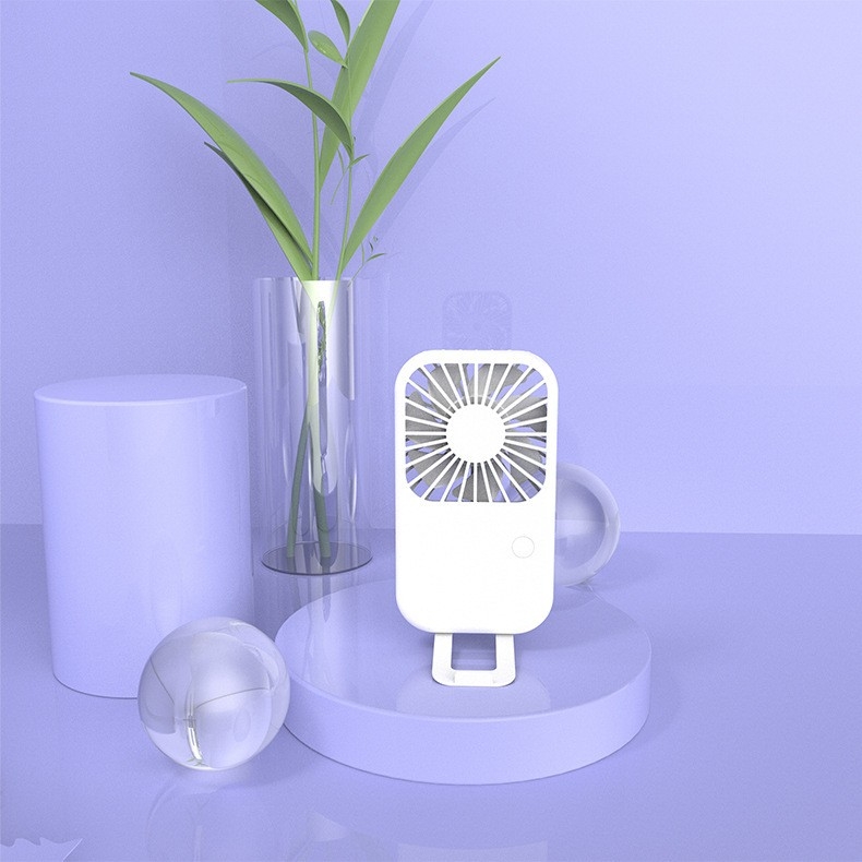 Salo Rechargeable Portable Mini Fan With Phone Stand