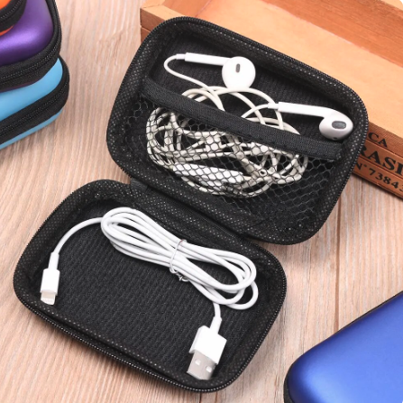Hard EVA Cable Organizer Pouch 