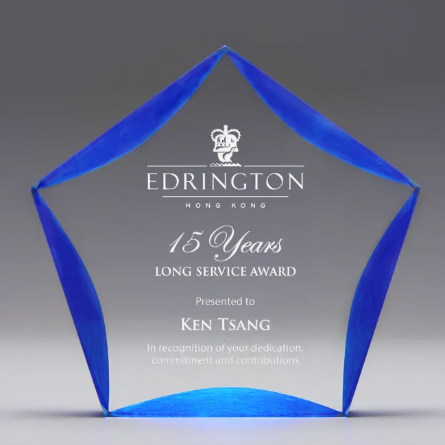 130mm Star Acrylic Award ( Height ) 