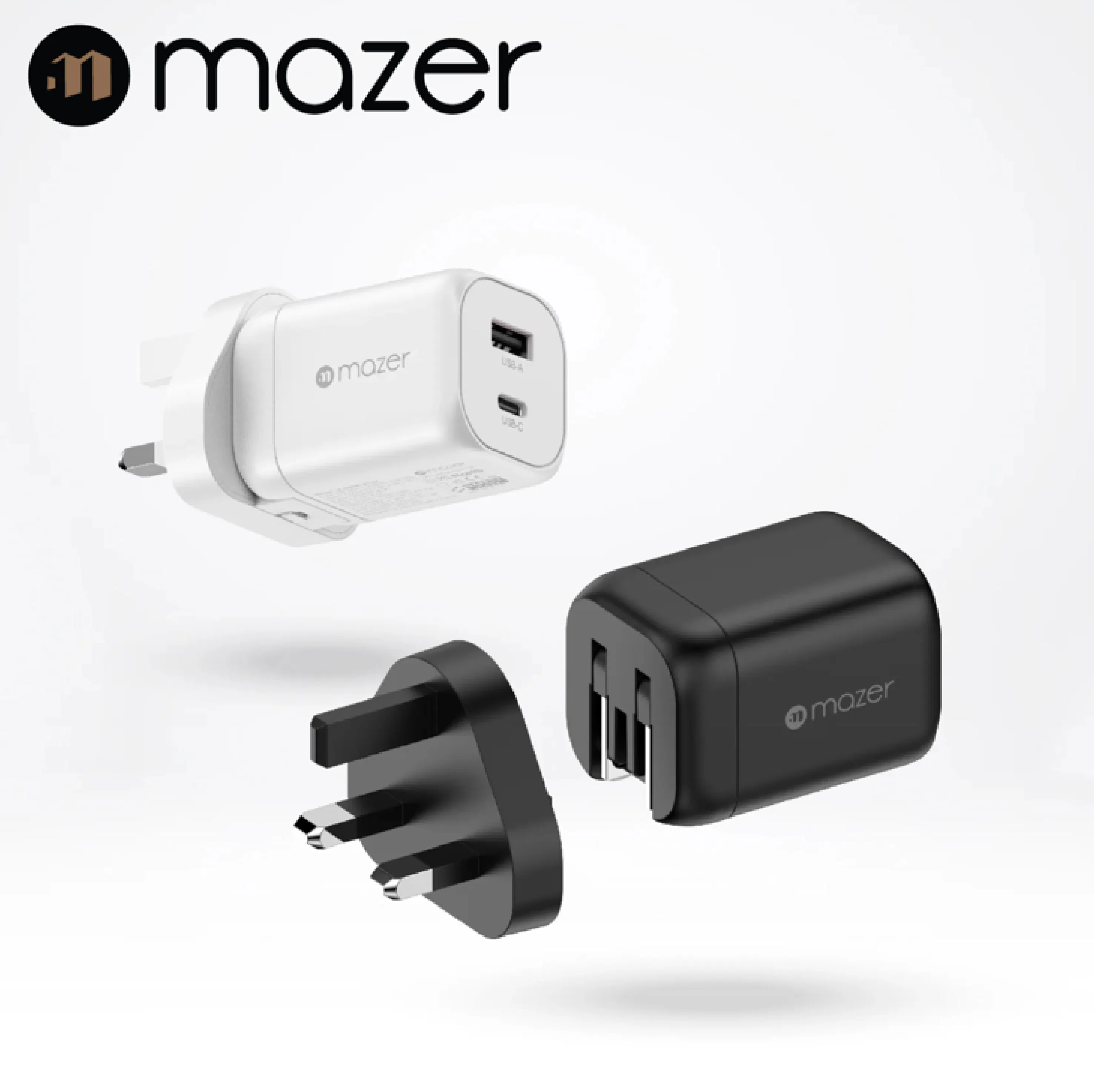 PrestigeGaN 40W Dynamic Power Adaptor with 60W Max GaN Wall Charger (2 Ports)