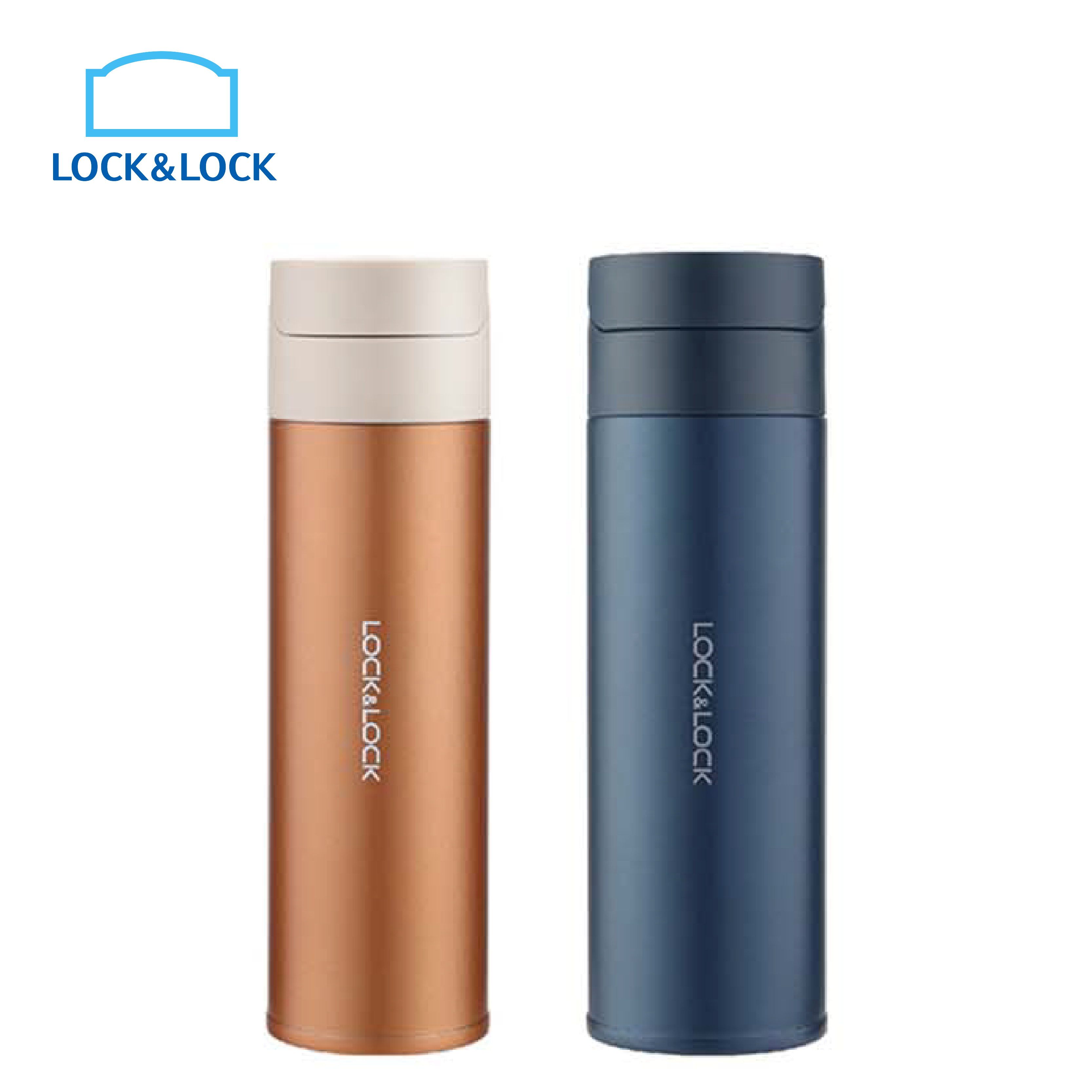 Lock&Lock 420ML Daisy Crystal Pop-up Lid Thermos