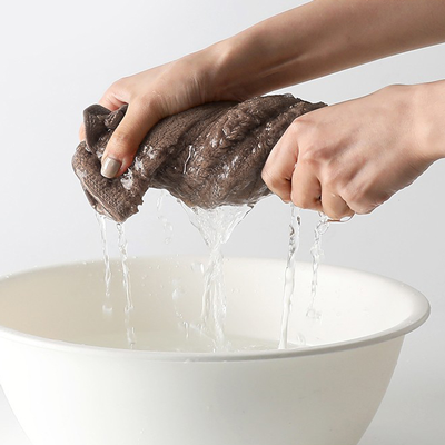 Pure Cotton Towel with Drawstring Pouch