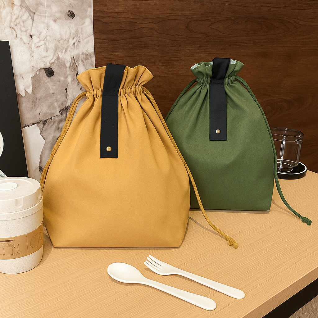 Loop Drawstring Insulated Lunch Bag