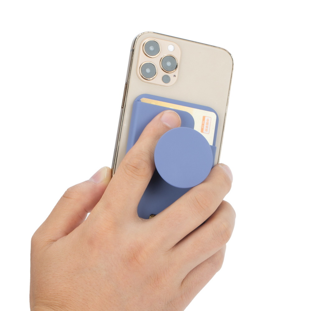Magnetic Card Case with Pop Socket