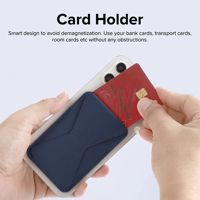 Magnetic Wallet with Stand and Card Holder