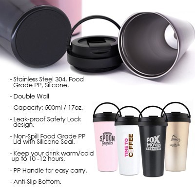 500ml AUTUMN Stainless Steel Coffee Mug