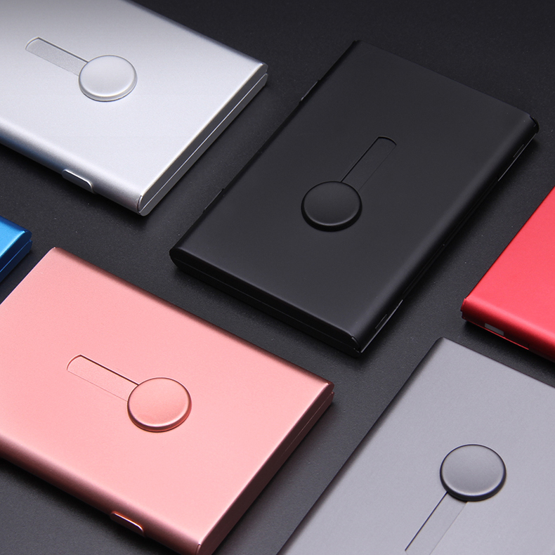 Push-Out Aluminium Name Card Holder