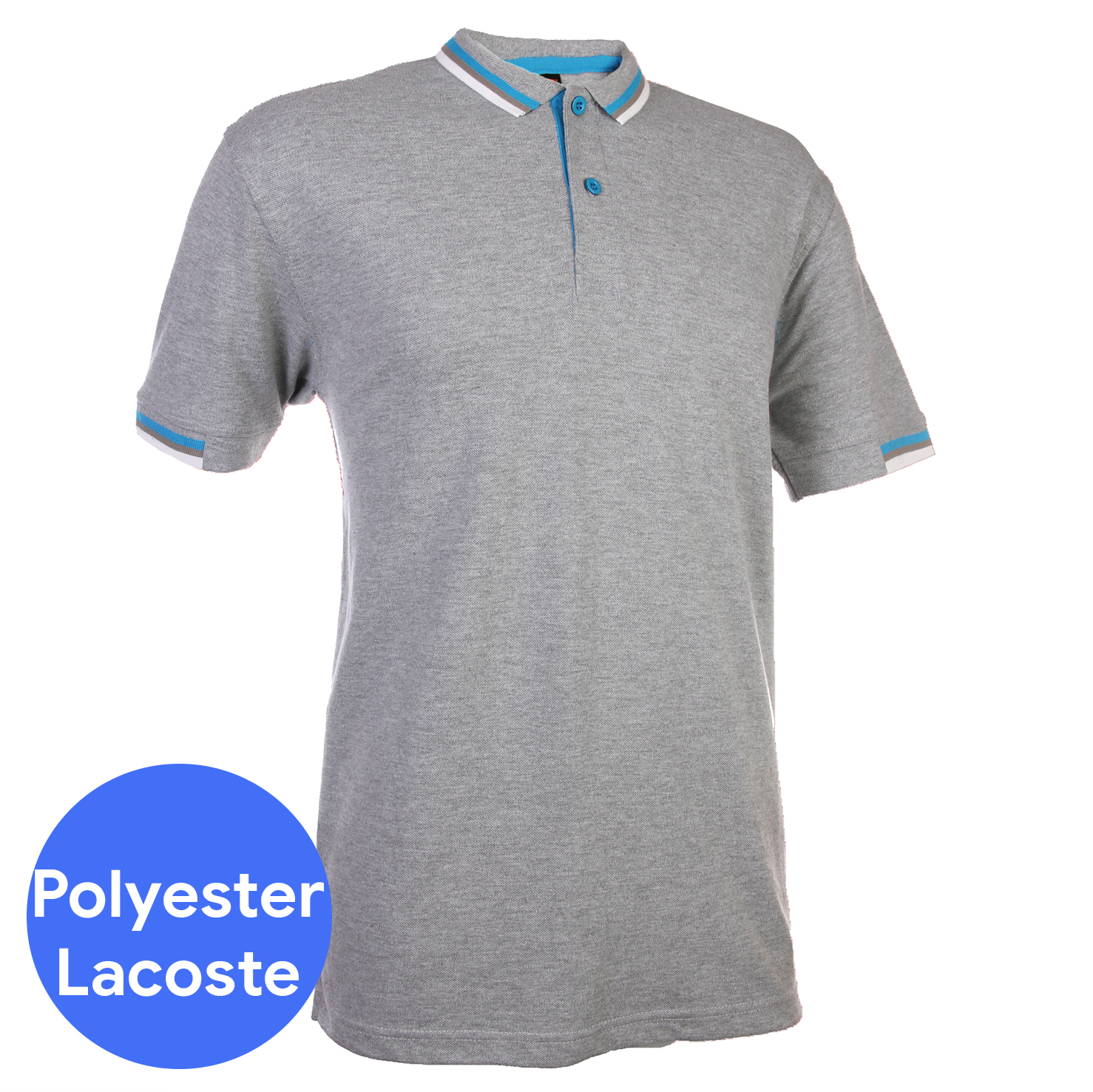 Honeycomb Ribbed Polo T Shirt