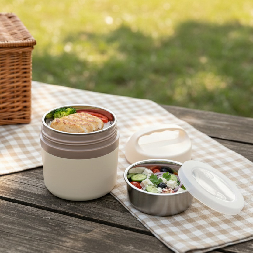 Stella Insulated Lunchbox with 2 Compartments