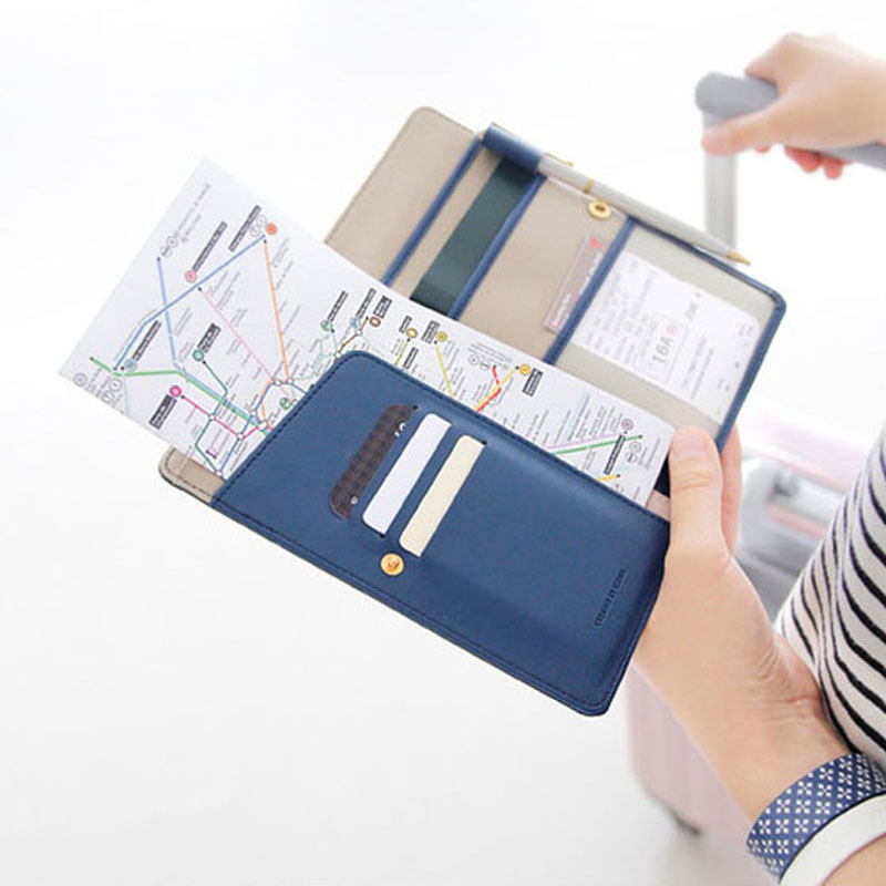 Stylish Leather Travel Organizer