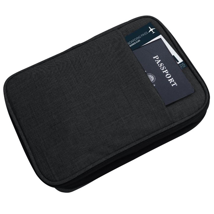 Double Layer Gadgets and Accessories Organizer Pouch (with Front Pocket)