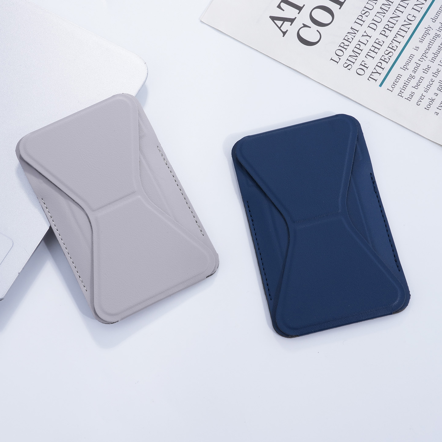 Magnetic Wallet with Stand and Card Holder