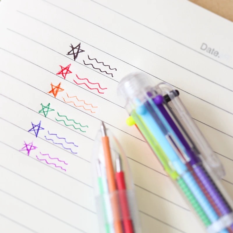 Rainbow Multicolor 6-in-1 Ball Pen