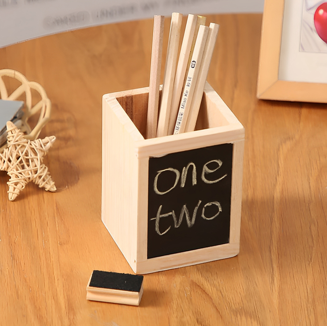 Doddle Pen Holder with Blackboard