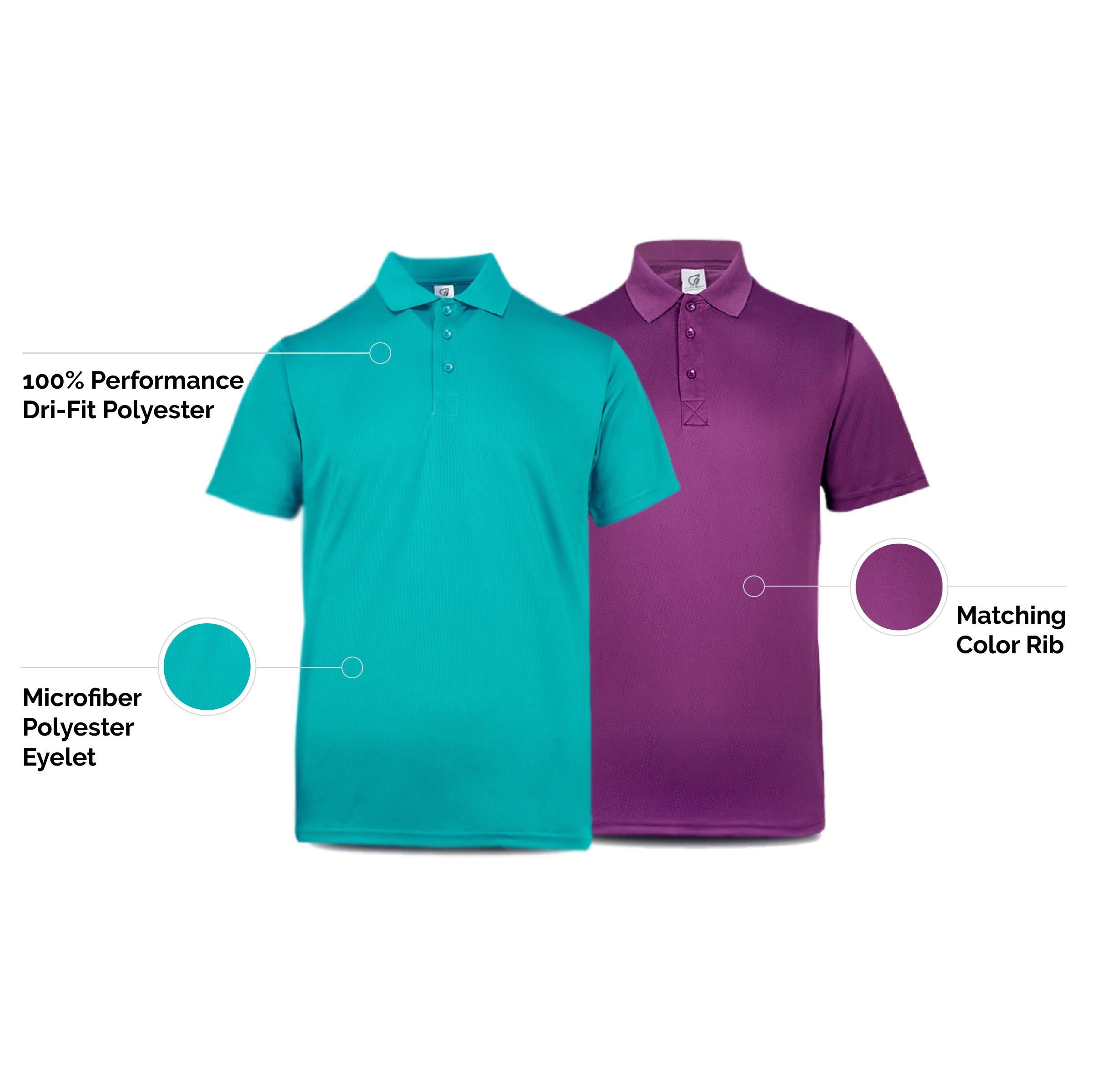 Ultifresh Anti-Odor Dri Fit Polo T-Shirt