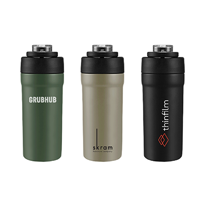 680ml TIGO Stainless Steel Bottle with Straw Carry Handle