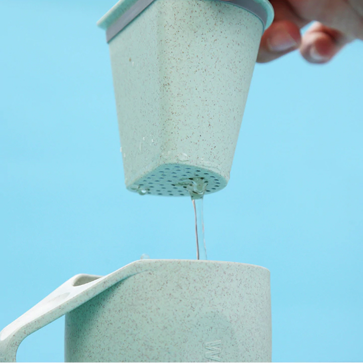400ml Tea Infuser Wheat Straw Mug