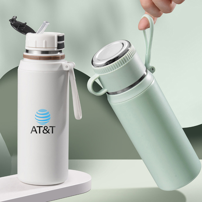 550ml Sipp Insulated Flask with Straw