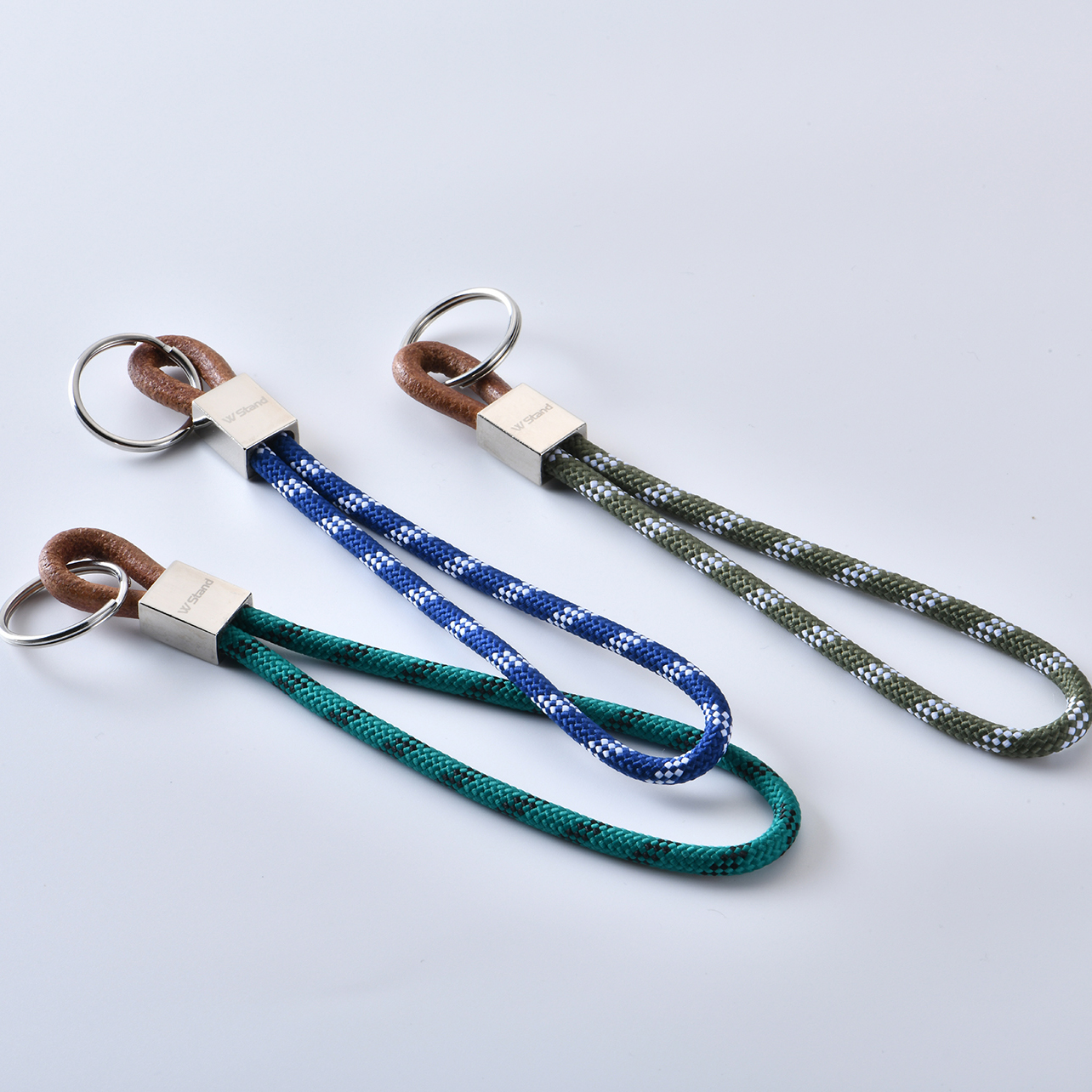 Tubular Wristlet with Keyring 