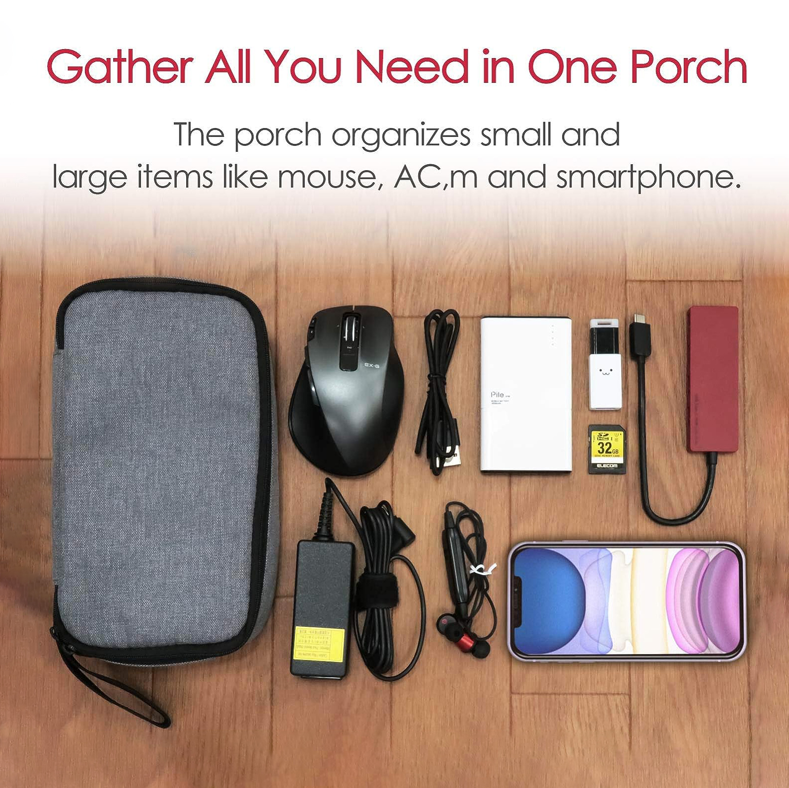 ELECOM Casual Gadget Pouch 