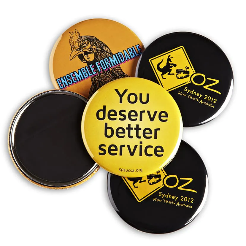 Round Tin Custom Magnet