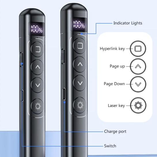 Navis Rechargeable Presenter with Battery Display