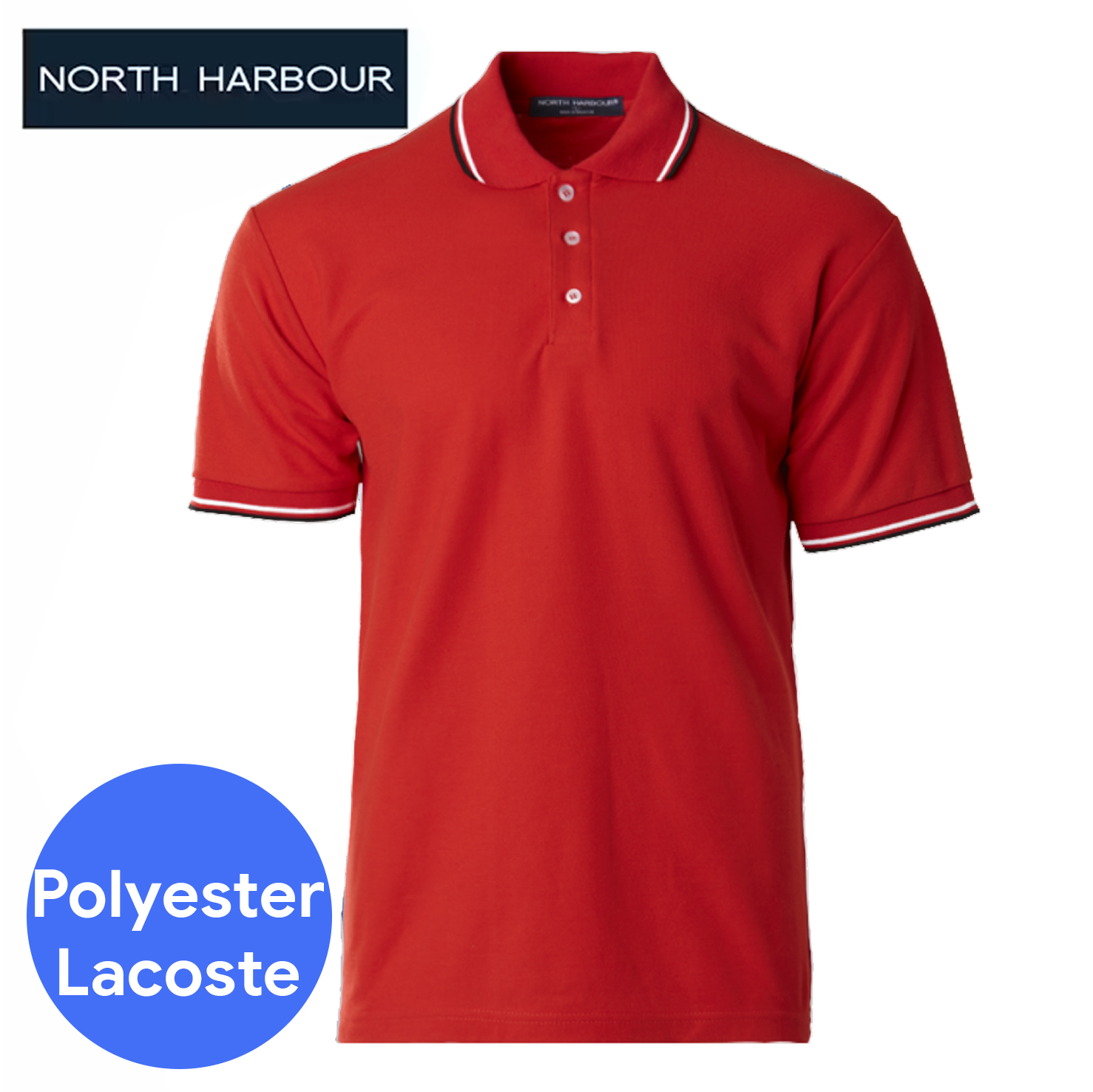 North Harbour Cotton Saffron Polo T Shirt