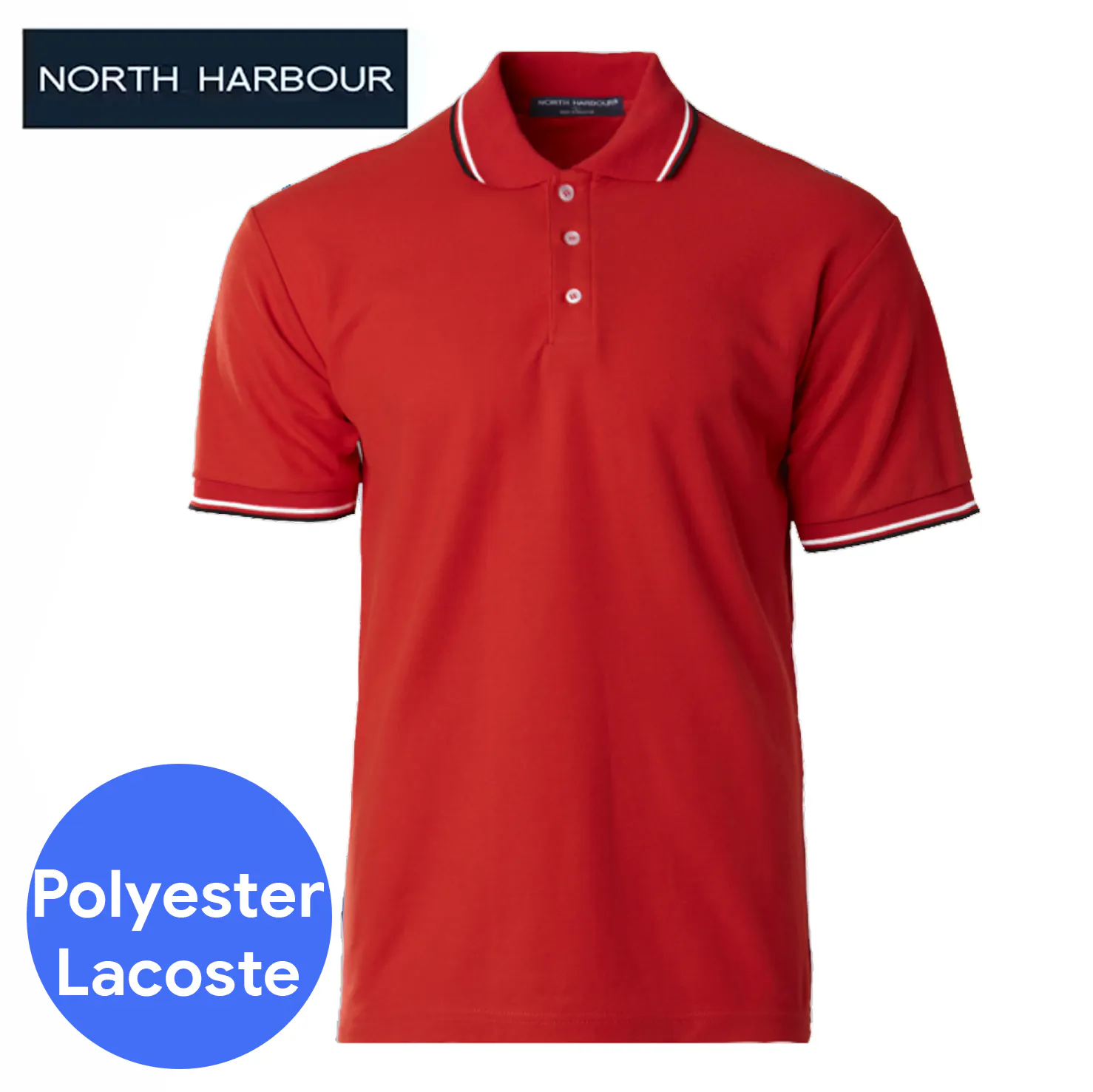 North Harbour Cotton Saffron Polo T Shirt