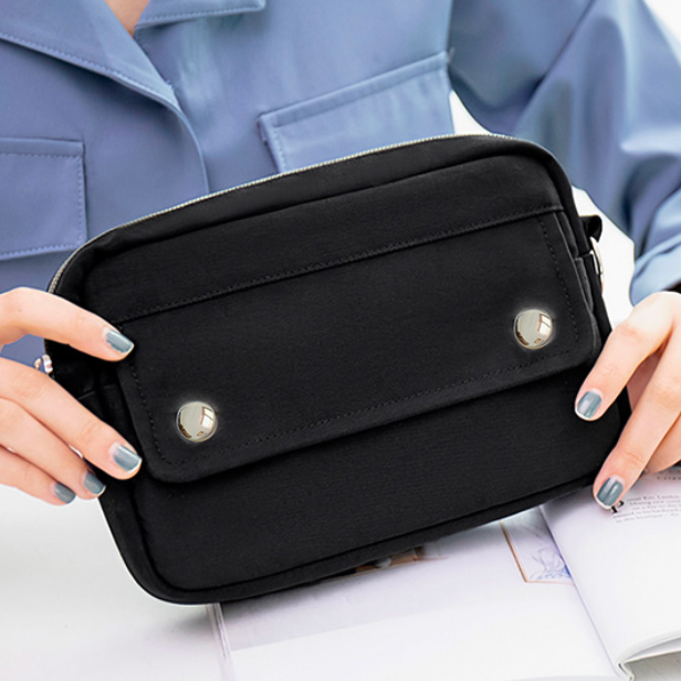 Trendy Button Utility Pouch