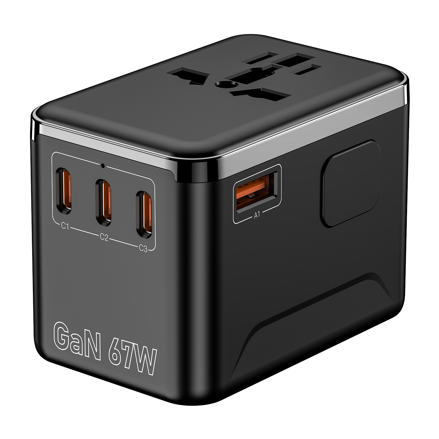 67W GaN Vago Travel Adaptor