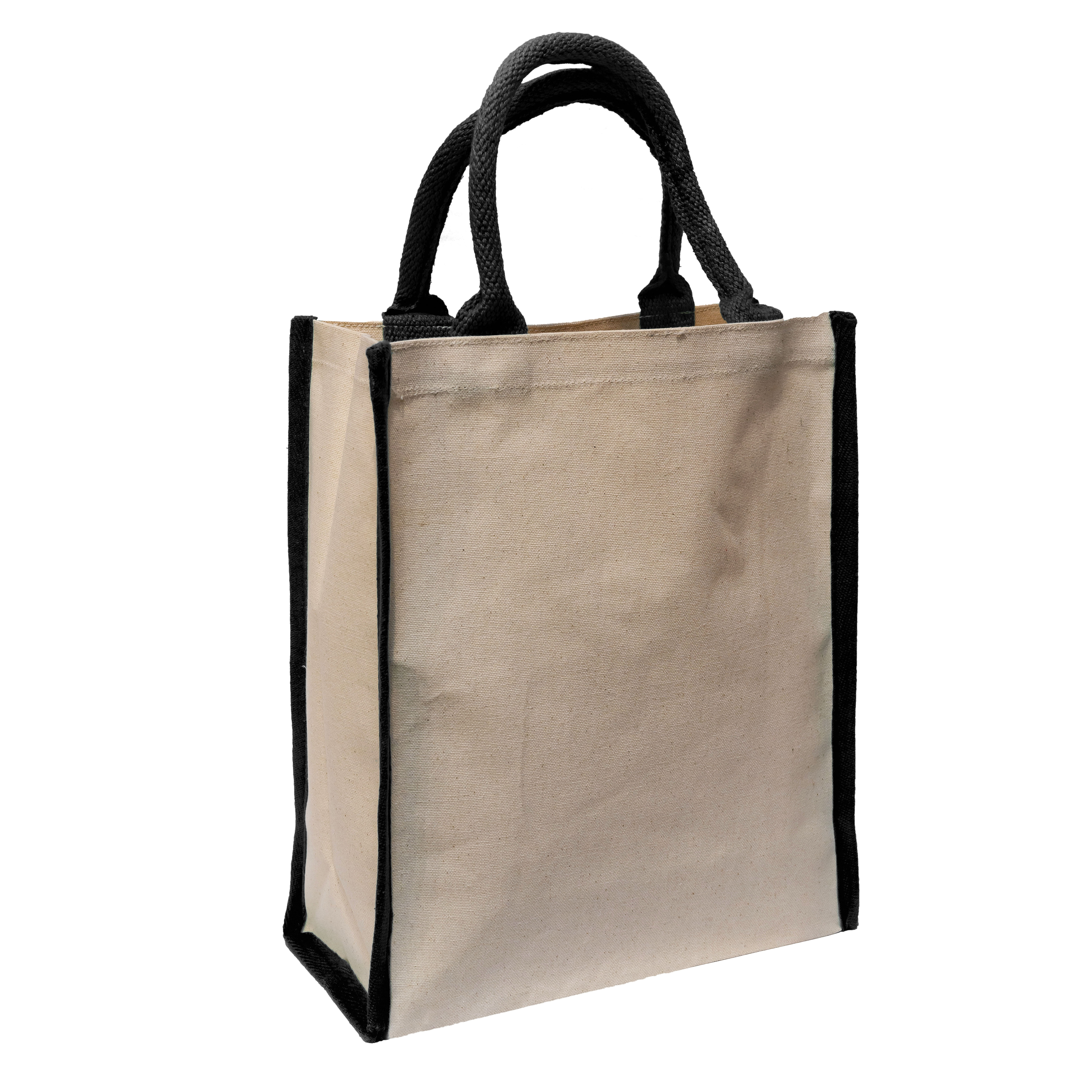 Portrait Side Line Canvas Tote bag