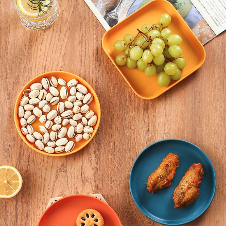 8 piece Snacking Plate Set